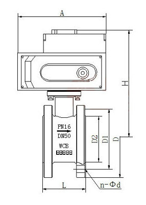 電動超薄型球閥結(jié)構圖